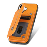 Retro MagSafe Zipper Wallet Card Bag Back Phone Case, For iPhone 11 Pro Max, For iPhone 11, For iPhone 11 Pro, For iPhone XR, For iPhone XS Max, For iPhone 7 / 8 / SE 2022