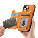 Retro MagSafe Zipper Wallet Card Bag Back Phone Case, For iPhone 12 / 12 Pro, For iPhone X / XS, For iPhone 7 Plus / 8 Plus