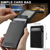 Suteni H19 Litchi Grain 2-in-1 MagSafe Removable Card Box Back Phone Case, For iPhone 12 Pro, For iPhone 17e / 16e