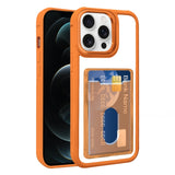 Electroplated Card Bag Acrylic Hybrid TPU Phone Case, For iPhone 12, For iPhone 12 Pro Max, For iPhone 12 Pro, For iPhone 11 Pro Max, For iPhone 11