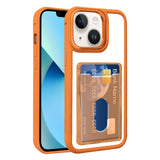 Electroplated Card Bag Acrylic Hybrid TPU Phone Case, For iPhone 14, For iPhone 14 Pro Max, For iPhone 13 Pro Max, For iPhone 13 Pro, For iPhone 13, For iPhone 12