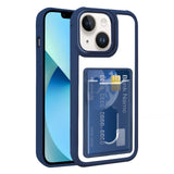 Electroplated Card Bag Acrylic Hybrid TPU Phone Case, For iPhone 14, For iPhone 14 Pro Max, For iPhone 13 Pro Max, For iPhone 13 Pro, For iPhone 13, For iPhone 12