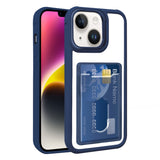 Electroplated Card Bag Acrylic Hybrid TPU Phone Case, For iPhone 14 Plus, For iPhone 14, For iPhone 14 Pro Max, For iPhone 13 Pro Max, For iPhone 13 Pro, For iPhone 13