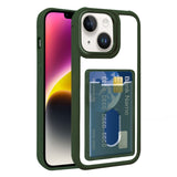 Electroplated Card Bag Acrylic Hybrid TPU Phone Case, For iPhone 14 Plus, For iPhone 14, For iPhone 14 Pro Max, For iPhone 13 Pro Max, For iPhone 13 Pro, For iPhone 13