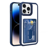 Electroplated Card Bag Acrylic Hybrid TPU Phone Case, For iPhone 14 Plus, For iPhone 14, For iPhone 14 Pro Max, For iPhone 13 Pro Max, For iPhone 13 Pro, For iPhone 13
