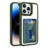 Electroplated Card Bag Acrylic Hybrid TPU Phone Case, For iPhone 14 Plus, For iPhone 14, For iPhone 14 Pro Max, For iPhone 13 Pro Max, For iPhone 13 Pro, For iPhone 13