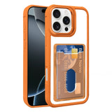 Electroplated Card Bag Acrylic Hybrid TPU Phone Case, For iPhone 16 Pro, For iPhone 16 Plus, For iPhone 16, For iPhone 15 Pro Max, For iPhone 15 Plus, For iPhone 15