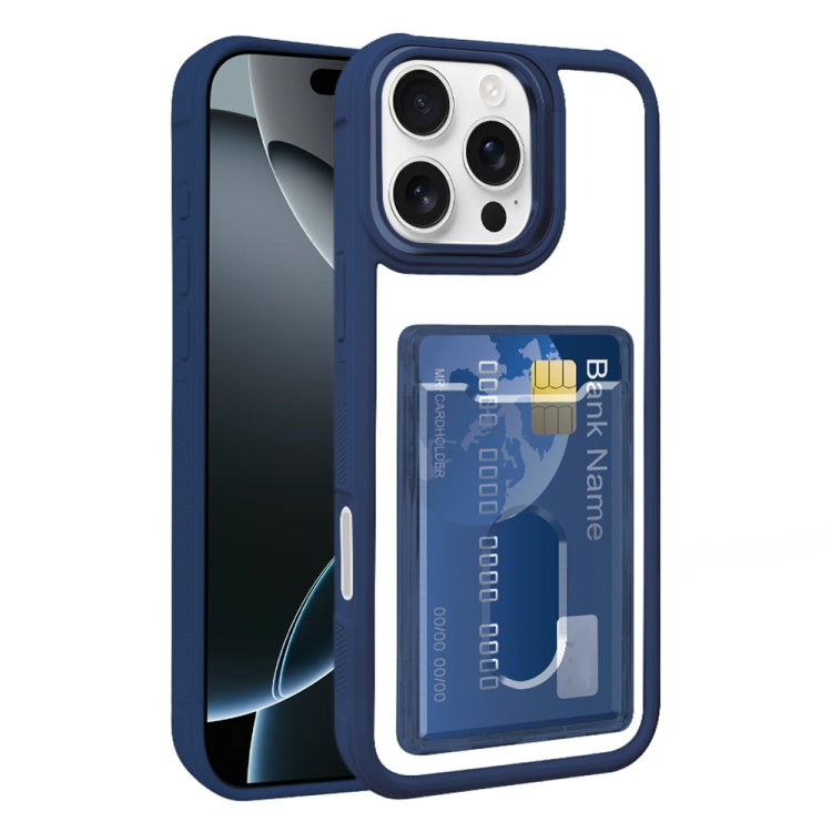 Electroplated Card Bag Acrylic Hybrid TPU Phone Case, For iPhone 16 Pro, For iPhone 16 Plus, For iPhone 16, For iPhone 15 Pro Max, For iPhone 15 Plus, For iPhone 15