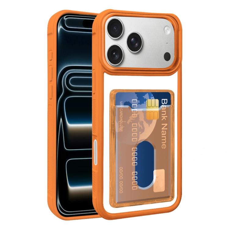 Electroplated Card Bag Acrylic Hybrid TPU Phone Case, For iPhone 18 Pro Max, For iPhone 17 Pro Max, For iPhone 17 Pro, For iPhone 17, For iPhone 17 Air, For iPhone 16 Pro Max