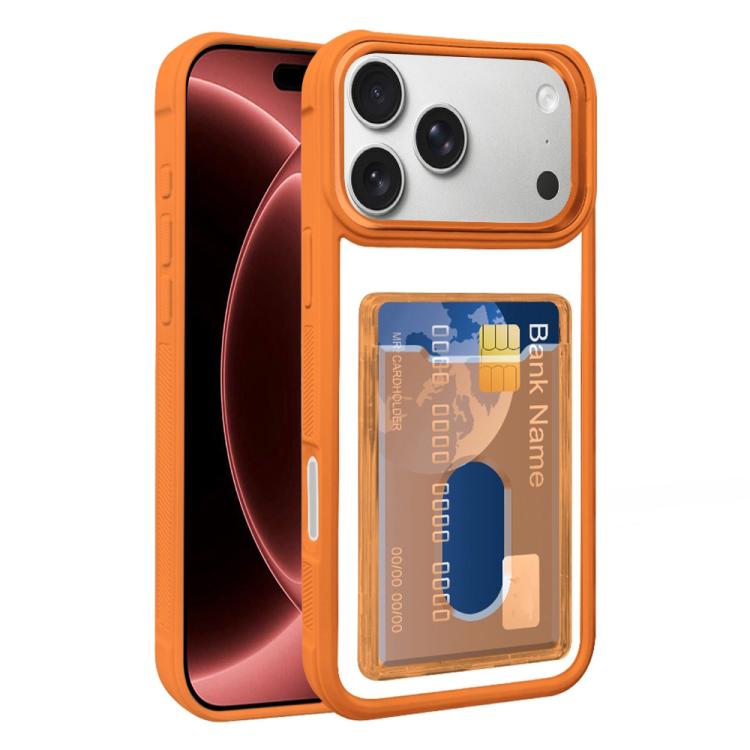 Electroplated Card Bag Acrylic Hybrid TPU Phone Case, For iPhone 18 Pro Max, For iPhone 17 Pro Max, For iPhone 17 Pro, For iPhone 17, For iPhone 17 Air, For iPhone 16 Pro Max