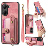 Retro Cross Wristband Wallet Leather Back Phone Case, For Redmi 15C 5G / 4G Global 171mm, For Redmi K80 Pro / Poco F7 Ultra, For Redmi K80 / Poco F7 Pro, For Redmi Turbo 4, For Xiaomi Poco X7 Pro, For Xiaomi 15 Pro, For Xiaomi 15                       ...
