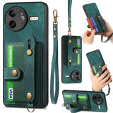 Retro Cross Wristband Wallet Leather Back Phone Case, For Redmi 15C 5G / 4G Global 171mm, For Redmi K80 Pro / Poco F7 Ultra, For Redmi K80 / Poco F7 Pro, For Redmi Turbo 4, For Xiaomi Poco X7 Pro, For Xiaomi 15 Pro, For Xiaomi 15                       ...