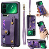 Retro Cross Wristband Wallet Leather Back Phone Case, For Redmi Note 15 Pro+ 5G, For Redmi Note 15 4G / 5G Global 164mm, For Redmi Note 15 Pro 4G Global 163.2mm, For Xiaomi 17 Pro Max, For Redmi Note 15 Pro 5G, For Xiaomi 17 Pro, For Xiaomi 15T Pro    ...