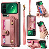 Retro Cross Wristband Wallet Leather Back Phone Case, For Redmi Note 15 Pro+ 5G, For Redmi Note 15 4G / 5G Global 164mm, For Redmi Note 15 Pro 4G Global 163.2mm, For Xiaomi 17 Pro Max, For Redmi Note 15 Pro 5G, For Xiaomi 17 Pro, For Xiaomi 15T Pro    ...