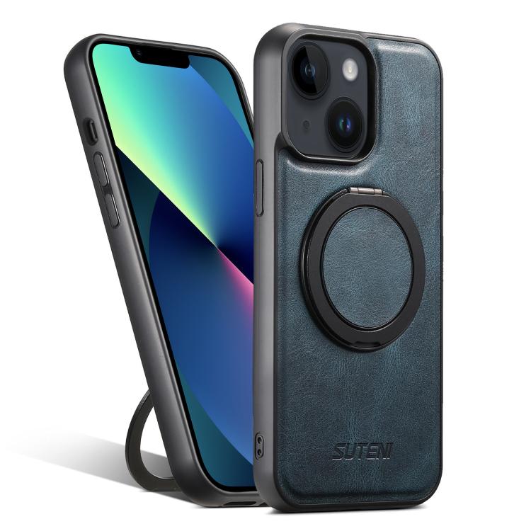 Suteni G3 Oil Wax 360 Rotation Holder MagSafe Back Phone Case, For iPhone 14, For iPhone 14 Pro, For iPhone 14 Pro Max, For iPhone 13 Pro Max, For iPhone 13 Pro, For iPhone 13, For iPhone 12, For iPhone 12 Pro Max, For iPhone 12 Pro