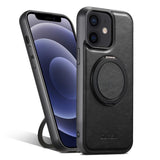 Suteni G3 Oil Wax 360 Rotation Holder MagSafe Back Phone Case, For iPhone 14, For iPhone 14 Pro, For iPhone 14 Pro Max, For iPhone 13 Pro Max, For iPhone 13 Pro, For iPhone 13, For iPhone 12, For iPhone 12 Pro Max, For iPhone 12 Pro