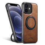 Suteni G3 Oil Wax 360 Rotation Holder MagSafe Back Phone Case, For iPhone 14, For iPhone 14 Pro, For iPhone 14 Pro Max, For iPhone 13 Pro Max, For iPhone 13 Pro, For iPhone 13, For iPhone 12, For iPhone 12 Pro Max, For iPhone 12 Pro
