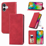 Retro Skin Feel Magnetic Flip Leather Phone Case, For iPhone 17 Pro Max, For iPhone 17 Pro, For iPhone 17, For iPhone Air