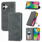 Retro Skin Feel Magnetic Flip Leather Phone Case, For iPhone 17 Pro Max, For iPhone 17 Pro, For iPhone 17, For iPhone Air