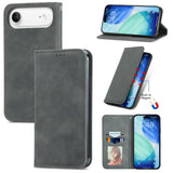 Retro Skin Feel Magnetic Flip Leather Phone Case, For iPhone 17 Pro Max, For iPhone 17 Pro, For iPhone 17, For iPhone Air