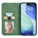 Retro Skin Feel Magnetic Flip Leather Phone Case, For iPhone 17 Pro Max, For iPhone 17 Pro, For iPhone 17, For iPhone Air