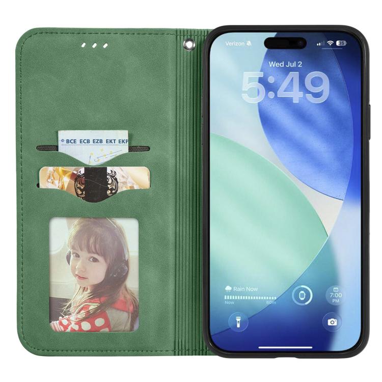 Retro Skin Feel Magnetic Flip Leather Phone Case, For iPhone 17 Pro Max, For iPhone 17 Pro, For iPhone 17, For iPhone Air