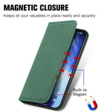 Retro Skin Feel Magnetic Flip Leather Phone Case, For iPhone 17 Pro Max, For iPhone 17 Pro, For iPhone 17, For iPhone Air