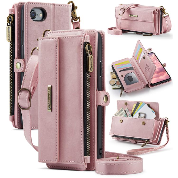 CaseMe C39 RFID Blocking Zipper Wallet Leather Phone Case with Crossbody Strap, For iPhone 15 Pro Max, For iPhone 15 Pro, For iPhone 15 Plus, For iPhone 15, For iPhone 14 Plus, For iPhone 14, For iPhone 14 Pro, For iPhone 14 Pro Max                    ...