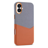 Kalebol Cloth Textue Stitching Card Slot Magnetic Phone Case, For iPhone 17 Pro Max, For iPhone 17 Pro, For iPhone 17, For iPhone Air, For iPhone 16 Pro Max, For iPhone 16 Pro, For iPhone 16 Plus, For iPhone 16