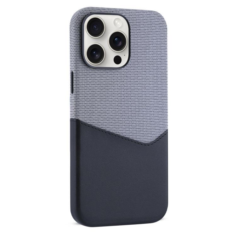 Kalebol Cloth Textue Stitching Card Slot Magnetic Phone Case, For iPhone 15 Pro Max, For iPhone 15 Pro, For iPhone 15 Plus, For iPhone 15, For iPhone 14, For iPhone 14 Pro, For iPhone 14 Pro Max, For iPhone 13 Pro Max