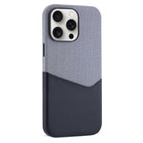 Kalebol Cloth Textue Stitching Card Slot Magnetic Phone Case, For iPhone 15 Pro Max, For iPhone 15 Pro, For iPhone 15 Plus, For iPhone 15, For iPhone 14, For iPhone 14 Pro, For iPhone 14 Pro Max, For iPhone 13 Pro Max