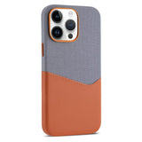 Kalebol Cloth Textue Stitching Card Slot Magnetic Phone Case, For iPhone 15 Pro Max, For iPhone 15 Pro, For iPhone 15 Plus, For iPhone 15, For iPhone 14, For iPhone 14 Pro, For iPhone 14 Pro Max, For iPhone 13 Pro Max