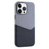 Kalebol Cloth Textue Stitching Card Slot Magnetic Phone Case, For iPhone 15 Pro Max, For iPhone 15 Pro, For iPhone 15 Plus, For iPhone 15, For iPhone 14, For iPhone 14 Pro, For iPhone 14 Pro Max, For iPhone 13 Pro Max