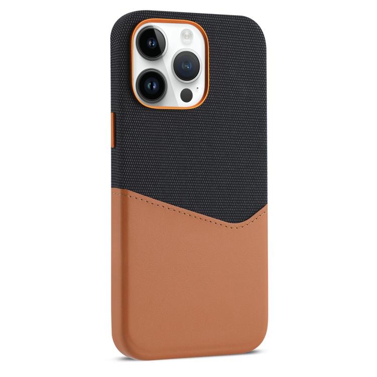 Kalebol Cloth Textue Stitching Card Slot Magnetic Phone Case, For iPhone 15 Pro Max, For iPhone 15 Pro, For iPhone 15 Plus, For iPhone 15, For iPhone 14, For iPhone 14 Pro, For iPhone 14 Pro Max, For iPhone 13 Pro Max