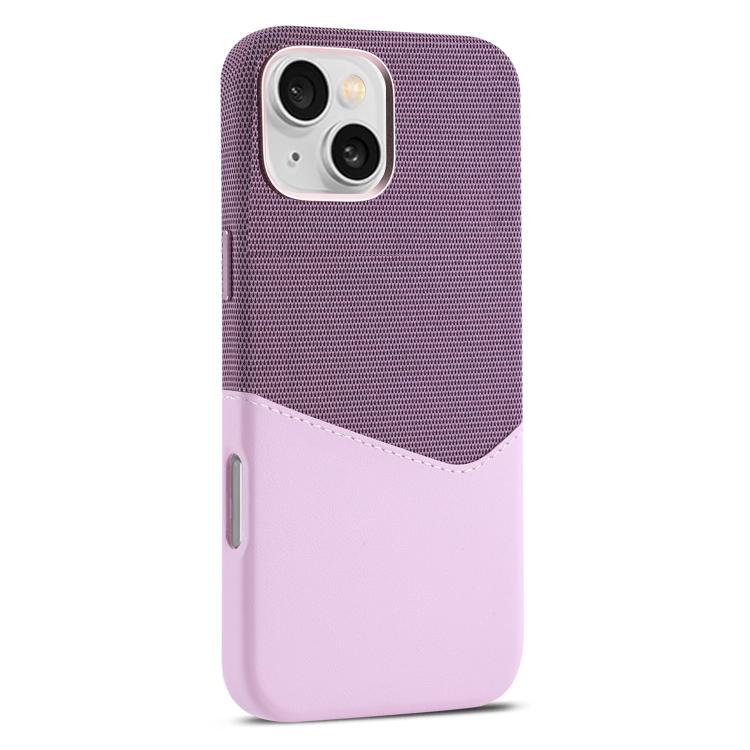 Kalebol Cloth Textue Stitching Card Slot Magnetic Phone Case, For iPhone 13 Pro, For iPhone 13, For iPhone 12, For iPhone 12 Pro Max, For iPhone 12 Pro