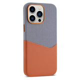 Kalebol Cloth Textue Stitching Card Slot Magnetic Phone Case, For iPhone 13 Pro, For iPhone 13, For iPhone 12, For iPhone 12 Pro Max, For iPhone 12 Pro