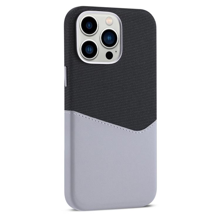 Kalebol Cloth Textue Stitching Card Slot Magnetic Phone Case, For iPhone 13 Pro, For iPhone 13, For iPhone 12, For iPhone 12 Pro Max, For iPhone 12 Pro