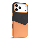 Kalebol Cloth Textue Stitching Card Slot Magnetic Phone Case, For iPhone 17 Pro Max, For iPhone 17 Pro, For iPhone 17, For iPhone Air, For iPhone 16 Pro Max, For iPhone 16 Pro, For iPhone 16 Plus, For iPhone 16