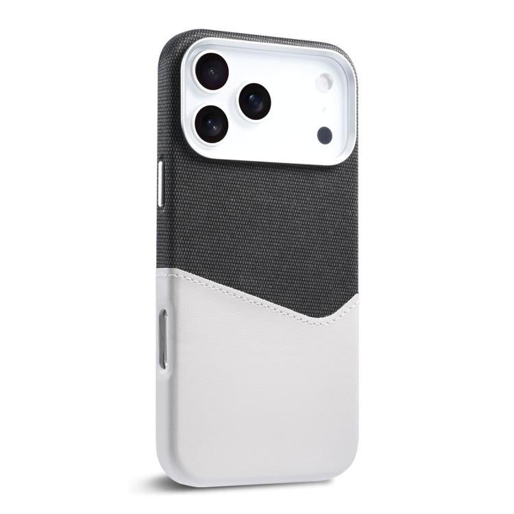 Kalebol Cloth Textue Stitching Card Slot Magnetic Phone Case, For iPhone 17 Pro Max, For iPhone 17 Pro, For iPhone 17, For iPhone Air, For iPhone 16 Pro Max, For iPhone 16 Pro, For iPhone 16 Plus, For iPhone 16