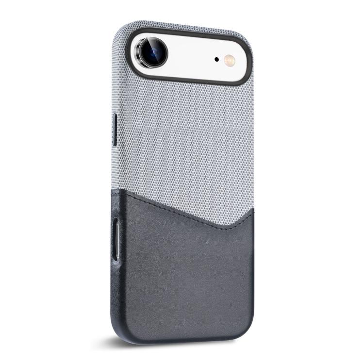 Kalebol Cloth Textue Stitching Card Slot Magnetic Phone Case, For iPhone 17 Pro Max, For iPhone 17 Pro, For iPhone 17, For iPhone Air, For iPhone 16 Pro Max, For iPhone 16 Pro, For iPhone 16 Plus, For iPhone 16