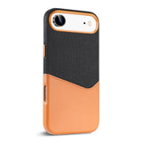 Kalebol Cloth Textue Stitching Card Slot Magnetic Phone Case, For iPhone 17 Pro Max, For iPhone 17 Pro, For iPhone 17, For iPhone Air, For iPhone 16 Pro Max, For iPhone 16 Pro, For iPhone 16 Plus, For iPhone 16