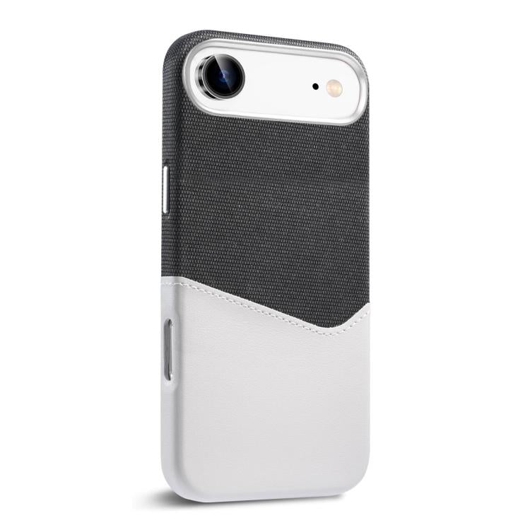 Kalebol Cloth Textue Stitching Card Slot Magnetic Phone Case, For iPhone 17 Pro Max, For iPhone 17 Pro, For iPhone 17, For iPhone Air, For iPhone 16 Pro Max, For iPhone 16 Pro, For iPhone 16 Plus, For iPhone 16