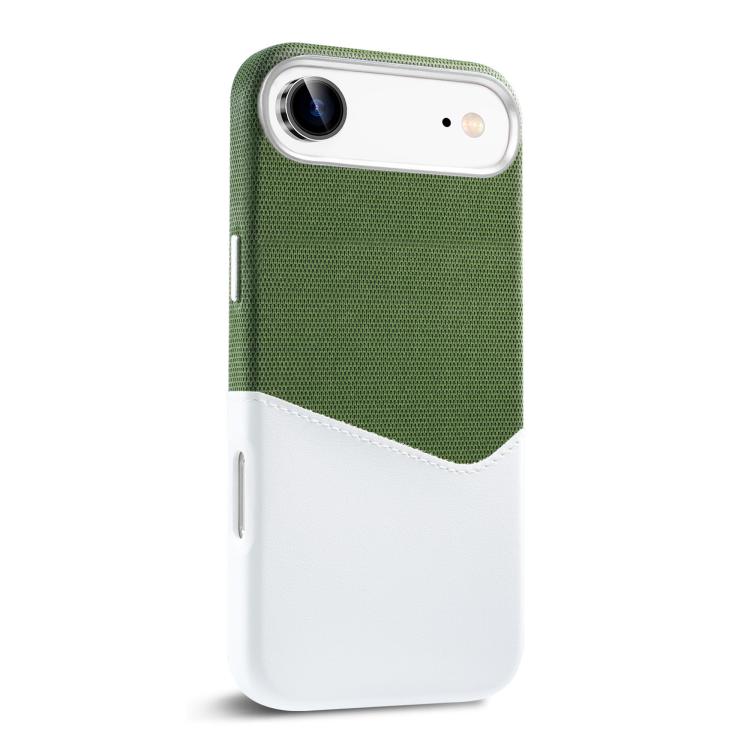 Kalebol Cloth Textue Stitching Card Slot Magnetic Phone Case, For iPhone 17 Pro Max, For iPhone 17 Pro, For iPhone 17, For iPhone Air, For iPhone 16 Pro Max, For iPhone 16 Pro, For iPhone 16 Plus, For iPhone 16