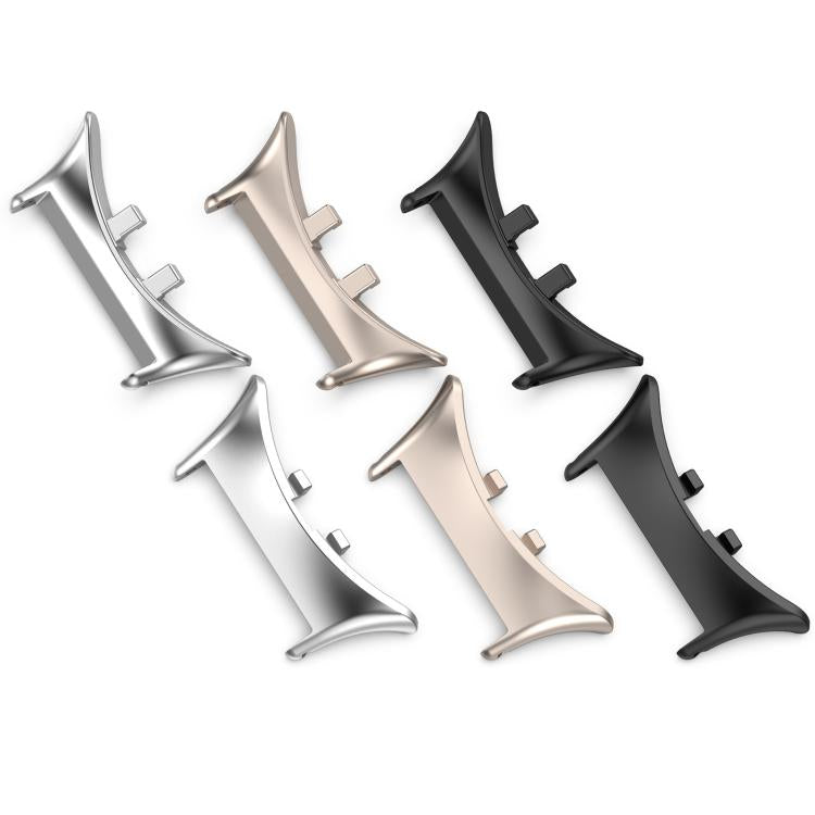 1 Pair 20mm 316 Stainless Steel Metal Watch Band Connector, For vivo watch5