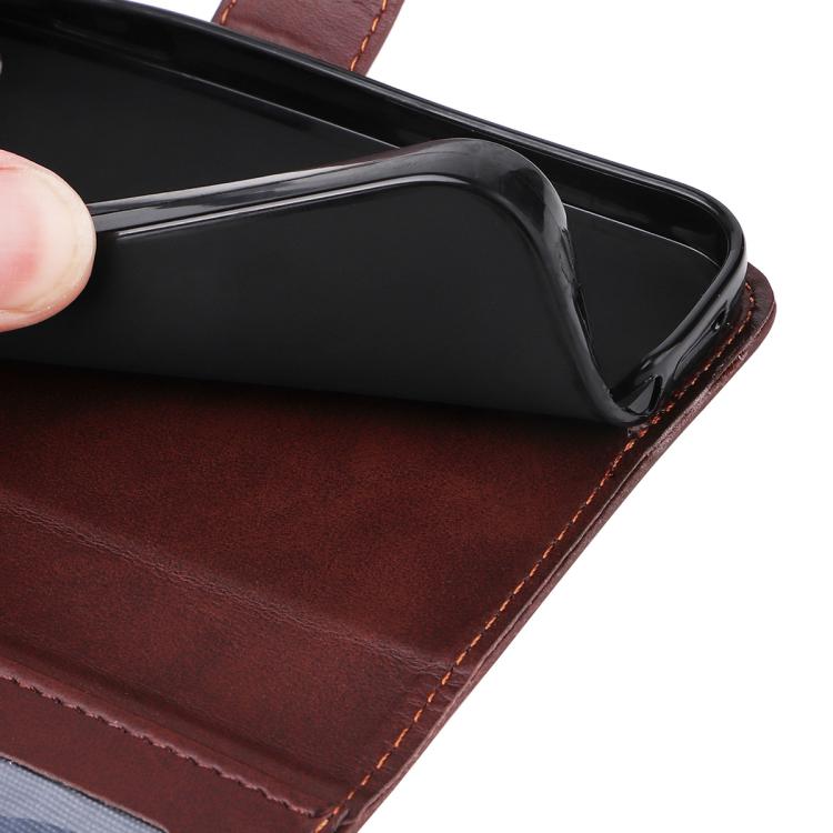 ENKAY Card Wallet Calf Texture Leather Phone Case with Thickened Glue No White Edge Film, For iPhone 15 Pro Max, For iPhone 15 Pro, For iPhone 15 Plus, For iPhone 15