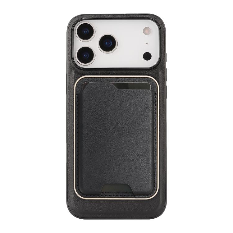 Kalebol Slim MagSafe Ring Magnetic Card Bag Leather Phone Case, For iPhone 17 Pro Max, For iPhone 17 Pro, For iPhone 17, For iPhone Air