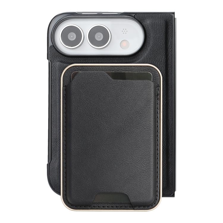 Kalebol Slim MagSafe Ring Magnetic Card Bag Leather Phone Case, For iPhone Fold, For iPhone 18 Pro, For iPhone 18 Pro Max, For iPhone 17 Pro Max, For iPhone 17 Pro, For iPhone 17, For iPhone Air