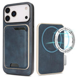 Kalebol Slim MagSafe Ring Magnetic Card Bag Leather Phone Case, For iPhone Fold, For iPhone 18 Pro, For iPhone 18 Pro Max, For iPhone 17 Pro Max, For iPhone 17 Pro, For iPhone 17, For iPhone Air