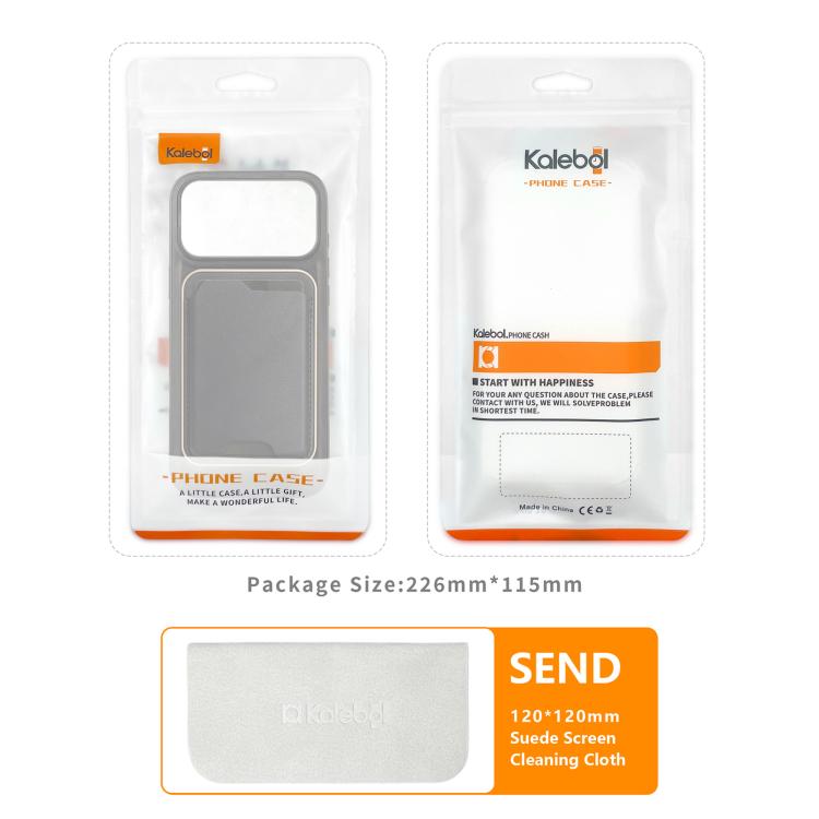 Kalebol Slim MagSafe Ring Magnetic Card Bag Leather Phone Case, For iPhone 17 Pro Max, For iPhone 17 Pro, For iPhone 17, For iPhone Air