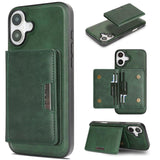 Kalebol Strong MagSafe Magnetic Two-Fold Card Bag Leather Phone Case, For iPhone 17 Pro Max, For iPhone 17 Pro, For iPhone 17, For iPhone Air